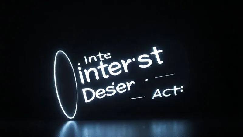 A photorealistic image of a sleek, modern sales funnel made of light, with words like 'Attention', 'Interest', 'Desire', 'Action' flowing through its stages, set against a dark, minimalist background with cinematic lighting, 8K, sharp focus