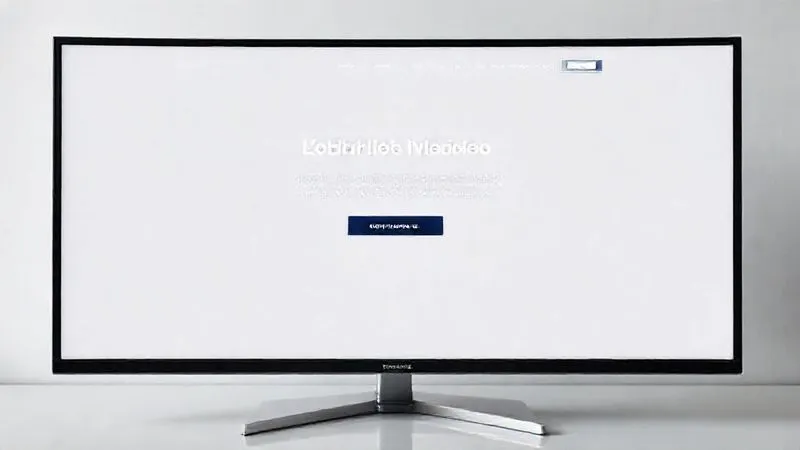 A photorealistic, professional photography shot of a sleek, modern landing page design on a high-resolution monitor, featuring a clear, compelling headline and a prominent call-to-action button, surrounded by clean whitespace. Cinematic lighting, sharp focus, 8K, depth of field.