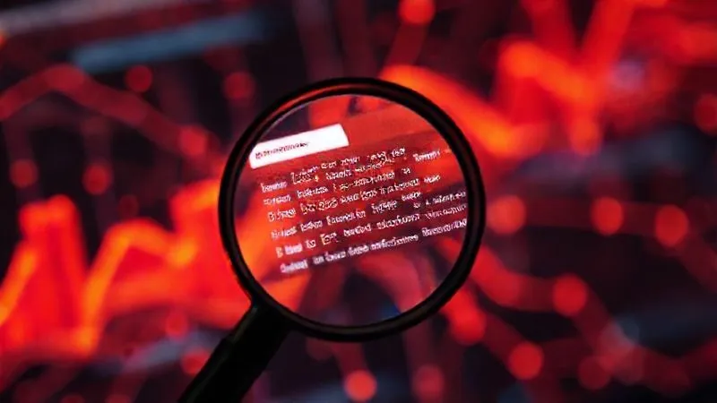 A photorealistic close-up of a magnifying glass hovering over a vibrant, glowing digital search result snippet, with a complex, interconnected web of data and user intent visible in the blurred background. The image conveys precision, discovery, and the intricate science behind capturing user attention. Cinematic lighting, sharp focus on the snippet, depth of field. 8K hyper-detailed, professional photography, shot on a high-end DSLR.