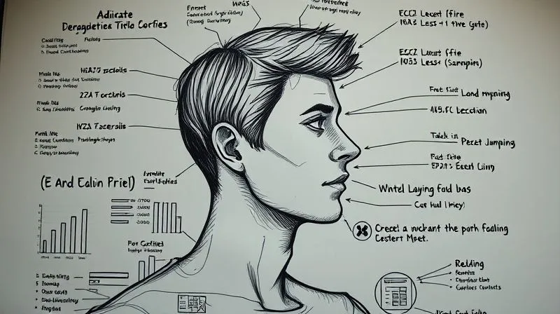 A photorealistic image of a detailed persona profile sketch, with various demographic and psychographic data points, surrounded by a subtle aura of understanding and clarity. Cinematic lighting, sharp focus, 8K hyper-detailed.