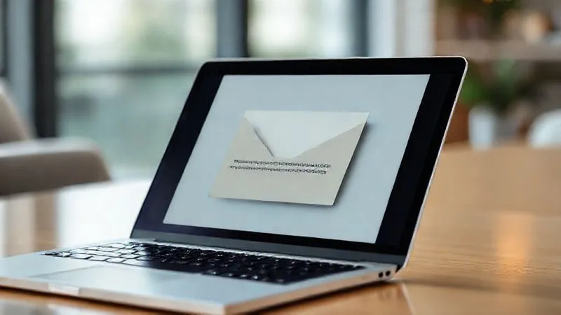 A photorealistic image of a professional, minimalist inbox on a sleek laptop screen, with a single, brightly colored email from a trusted source being opened. The email content shows valuable insights and a clear call to action. Cinematic lighting, sharp focus on the email, depth of field blurring the background, 8K hyper-detailed, shot on a high-end DSLR.