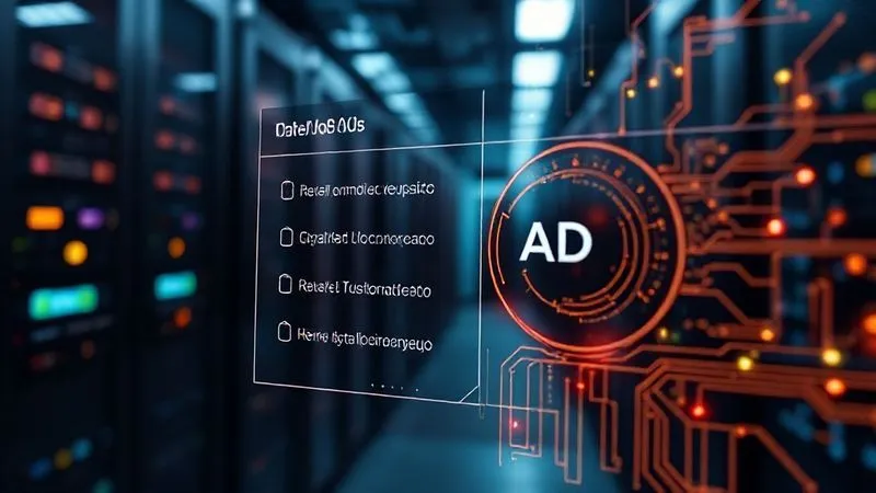 A photorealistic image of a complex digital interface showing YouTube Ads targeting options, with glowing data points connecting to various demographic and interest groups. Cinematic lighting, sharp focus on the intricate details, depth of field blurring a background of a modern data center. 8K hyper-detailed, professional photography.