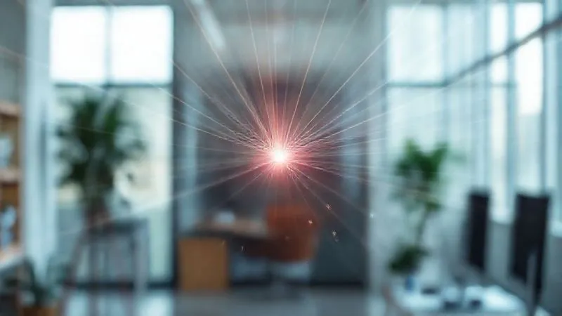 A photorealistic image of multiple streams of light converging into a single, strong beam, symbolizing diversified income streams strengthening a freelancer's financial foundation. The background is a modern, clean office space, subtly blurred. Cinematic lighting, sharp focus on the converging light beams, depth of field, 8K, professional photography, shot on a high-end DSLR.