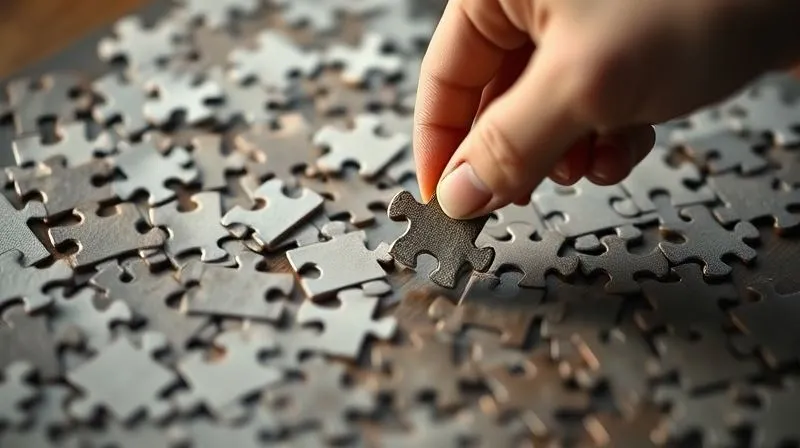 A photorealistic image of a freelancer's hand placing a small, intricate puzzle piece (representing a pension contribution) into a larger, complex puzzle of financial stability and retirement planning. Cinematic lighting, sharp focus on the puzzle pieces, depth of field. 8K hyper-detailed, professional photography, shot on a high-end DSLR.