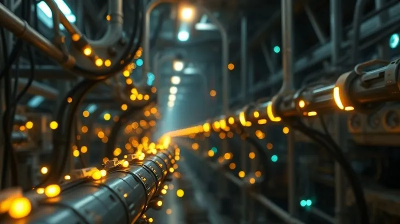 A photorealistic image of a complex, tangled workflow being streamlined into a clean, efficient digital pipeline with glowing data packets flowing smoothly. Cinematic lighting, sharp focus, depth of field. Shot on a high-end DSLR, 8K hyper-detailed.