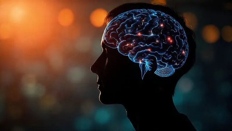 A photorealistic image showing abstract brain activity patterns highlighting areas associated with decision-making and emotional response, subtly overlaid on a person's silhouette looking at a compelling headline. Cinematic lighting, sharp focus on the brain activity, depth of field blurring the background. 8K hyper-detailed, shot on a high-end DSLR.