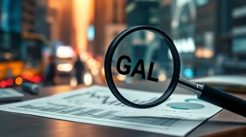 A photorealistic image of a magnifying glass hovering over a detailed business plan on a desk, highlighting a specific goal. The background is a blurred, bustling city, symbolizing focus amidst chaos. Cinematic lighting, sharp focus on the magnifying glass and plan, depth of field, 8K hyper-detailed, professional photography.