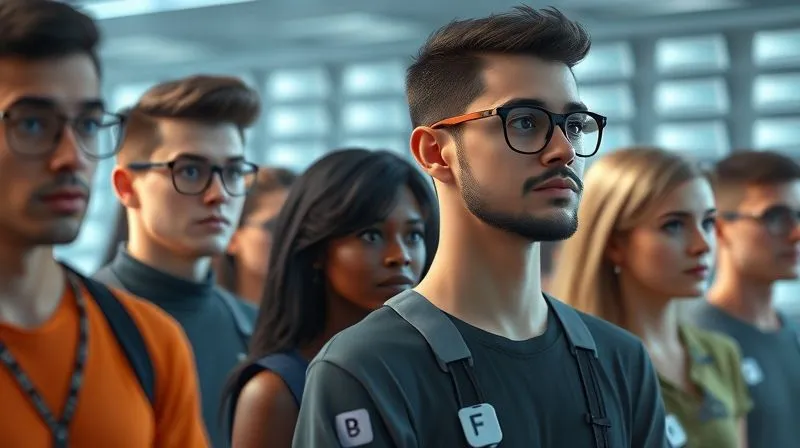 A photorealistic image of a diverse group of digital avatars, each with a unique tag or label representing different interests, being sorted into distinct, organized digital folders on a clean, futuristic interface. Cinematic lighting, sharp focus, depth of field. 8K hyper-detailed, professional photography, shot on a high-end DSLR.