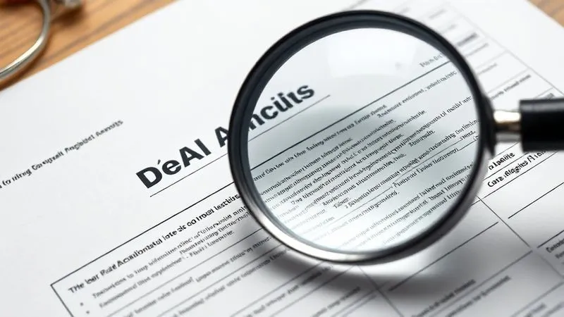 A photorealistic image of a complex legal document or tax form related to digital assets, with a magnifying glass hovering over it, highlighting intricate details. Cinematic lighting, sharp focus, 8K hyper-detailed.