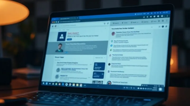 Photorealistic image of a freelancer's desk at night, with multiple half-opened online course tabs on a laptop screen, subtle glow from the screen, a sense of overwhelm and unfinished tasks, 8K hyper-detailed, cinematic lighting, sharp focus on the laptop, professional photography.