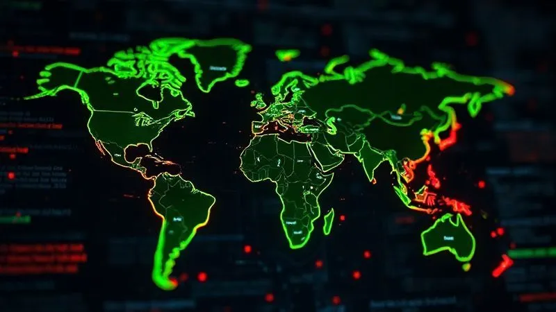 A photorealistic image visualizing a complex, multi-layered digital map with glowing outlines representing different demographic and interest-based segments. Some segments are highlighted in green (targeted), while others are shaded in red (excluded). Cinematic lighting, sharp focus on the map, depth of field blurring a background of data streams. 8K hyper-detailed, professional photography.