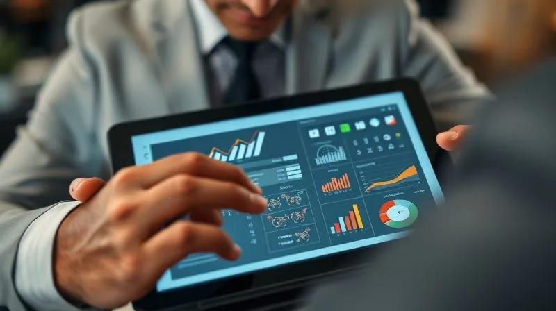 A photorealistic image of a detailed customer persona profile on a digital tablet, with various demographic and psychographic data points, surrounded by a consultant meticulously analyzing the information. Professional photography, 8K, cinematic lighting, sharp focus on the tablet, depth of field.